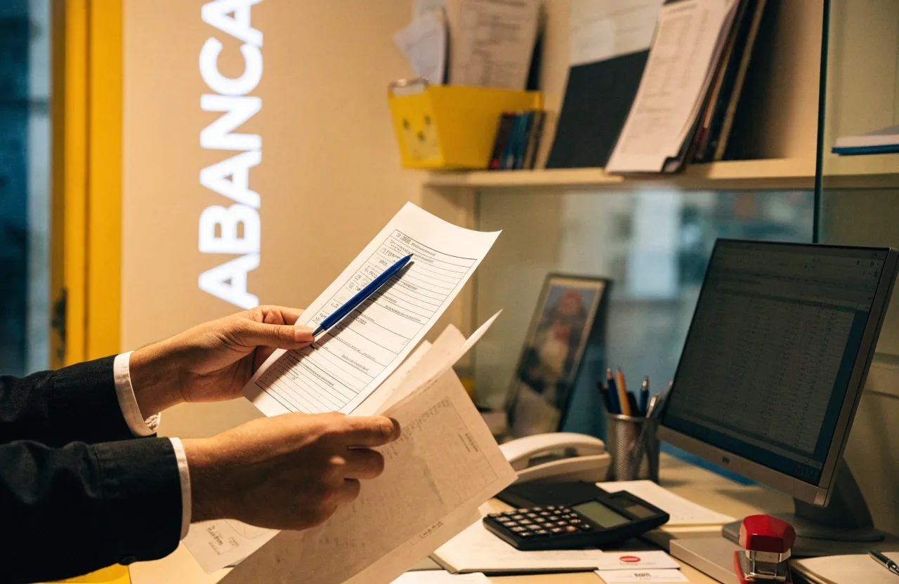 Sobre con la notificación de jubilación en el buzón de una vivienda, al amanecer